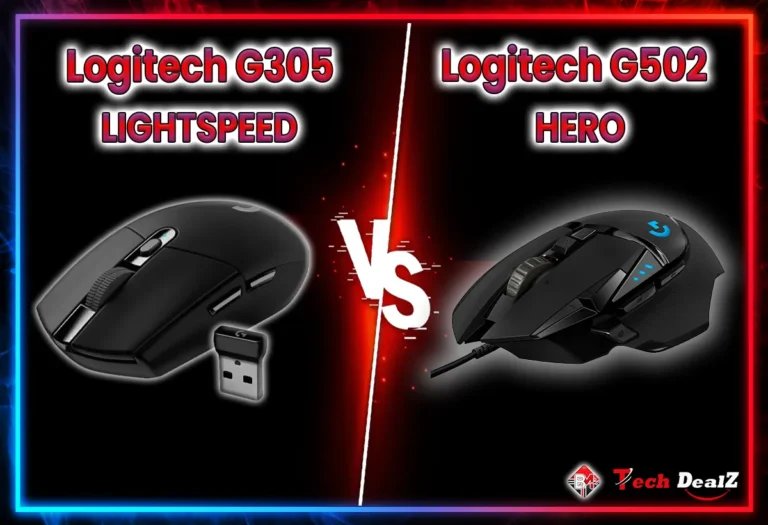 Logitech G502 HERO VS Logitech G305 LIGHTSPEED