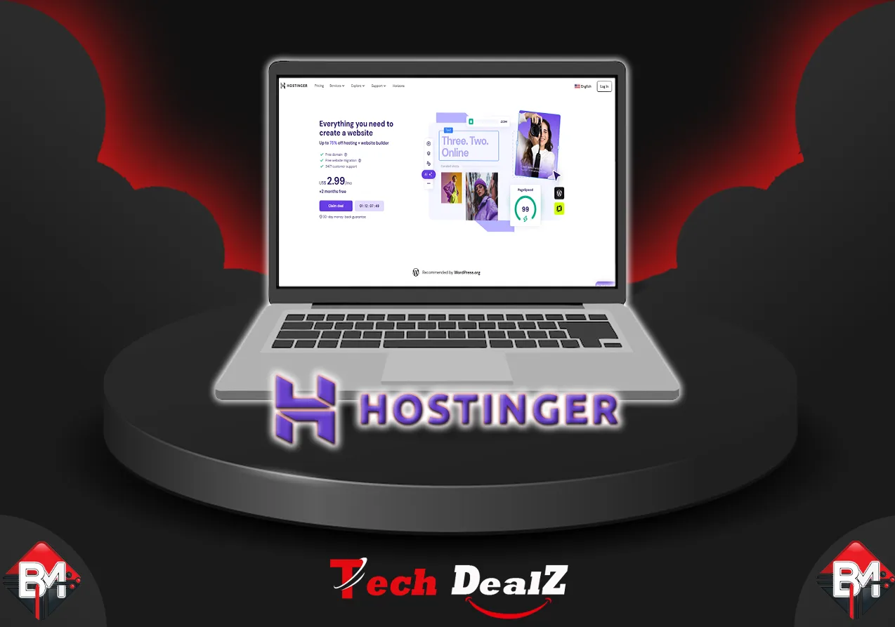 Mockup Product HOSTINGER
