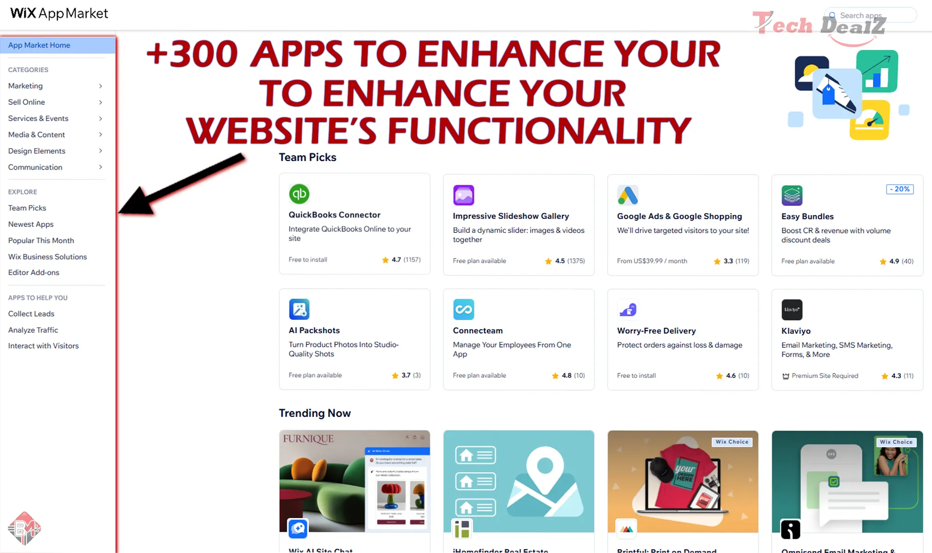 Top Key features of wix